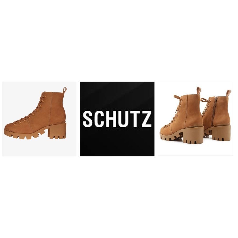 Schutz Xayane Bootie-Brown Size 7.5‎